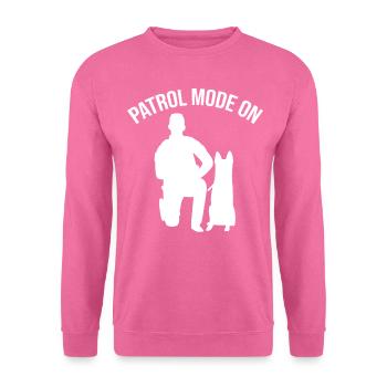 Polizeibeamter Polizeihund - Unisex Pullover - Pink - Vorne
