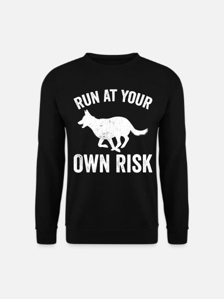 Polizeibeamter Polizeihund - Unisex Pullover - Schwarz