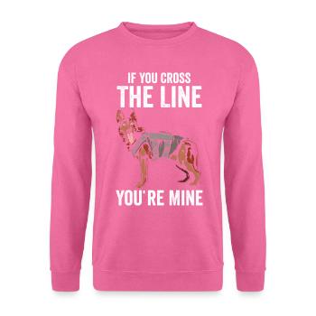 Polizeibeamter Polizeihund - Unisex Pullover - Pink - Vorne