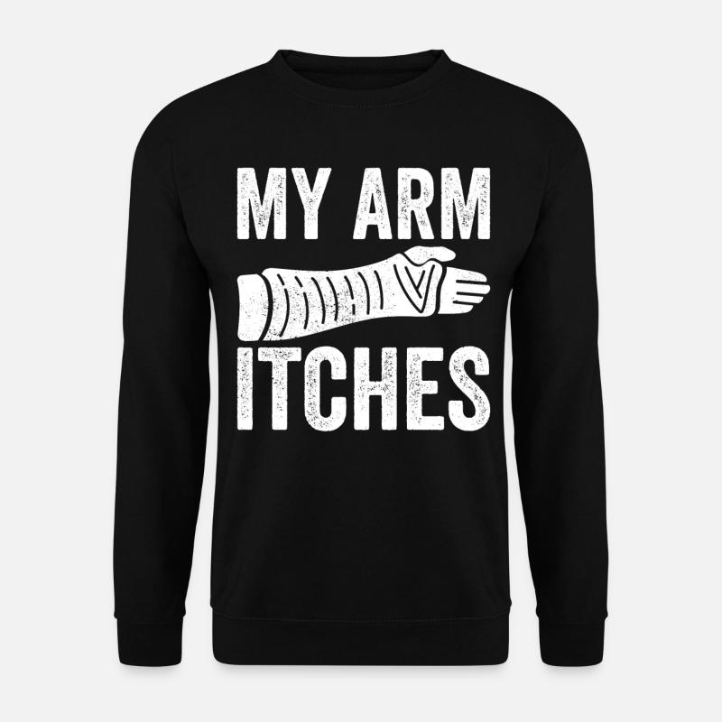 Bras cassé - Sweat-shirt Unisexe - noir