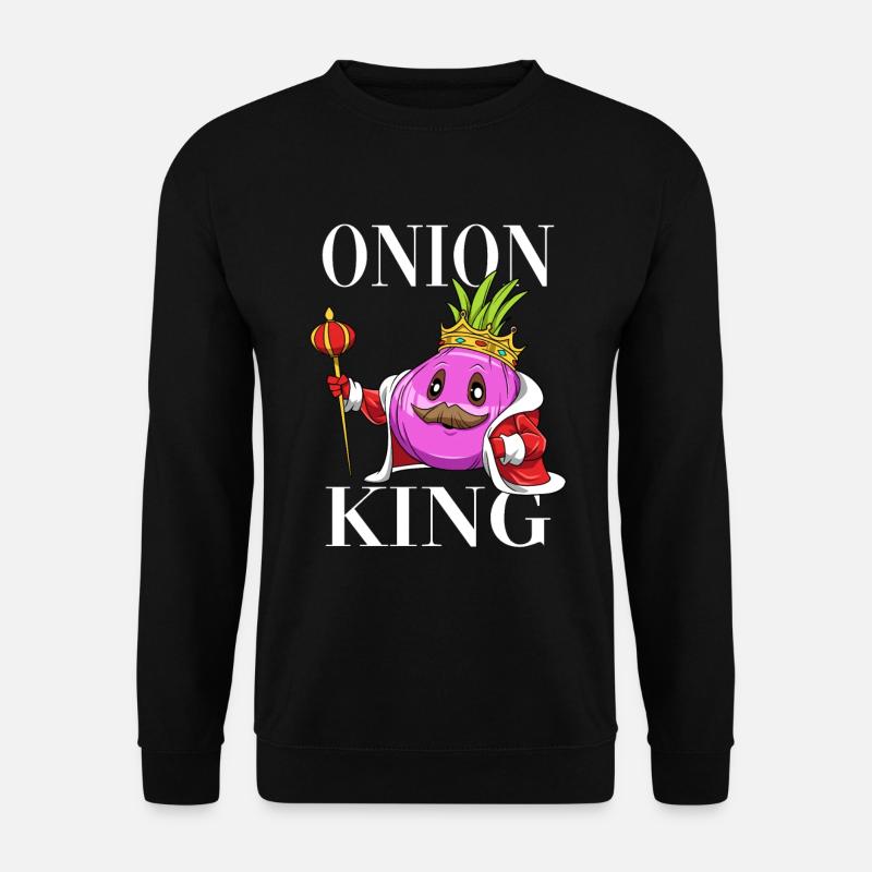 Onion King - Unisex Pullover - Schwarz