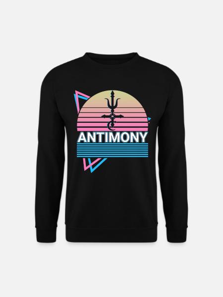Antimony Alchemy Retro - Unisex Sweatshirt - black