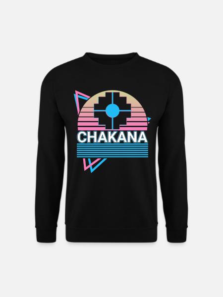 Chakana Inca Cross Retro - Unisex Sweatshirt - black