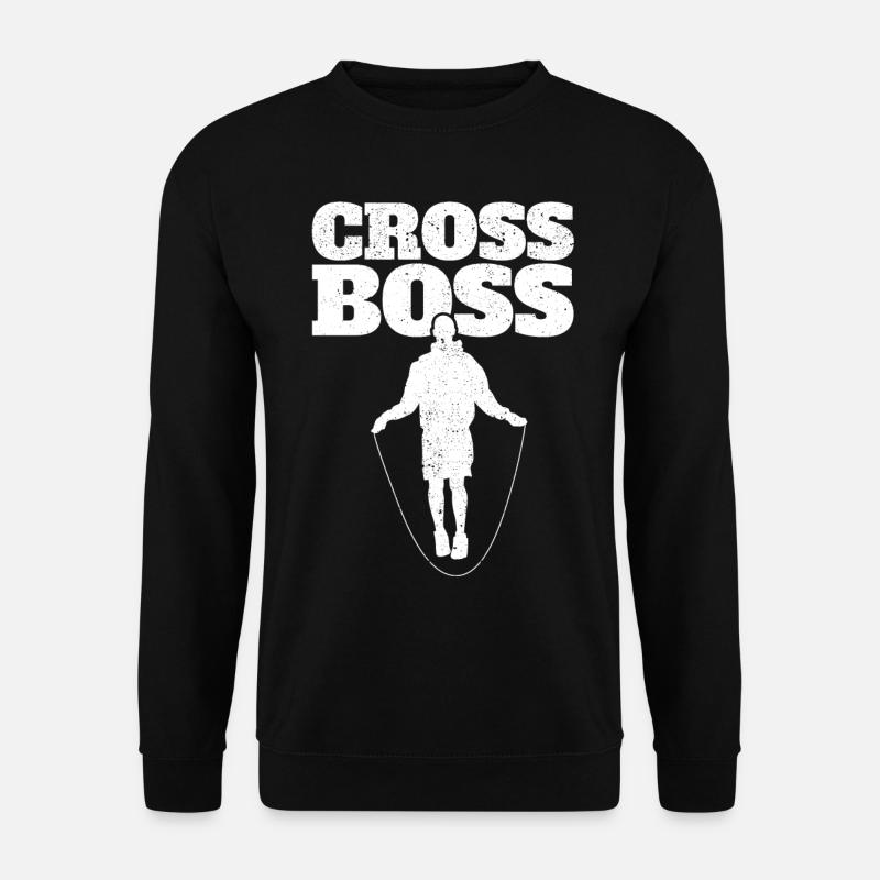 Lustiges Springseil Springseil springen Springseil - Unisex Pullover - Schwarz