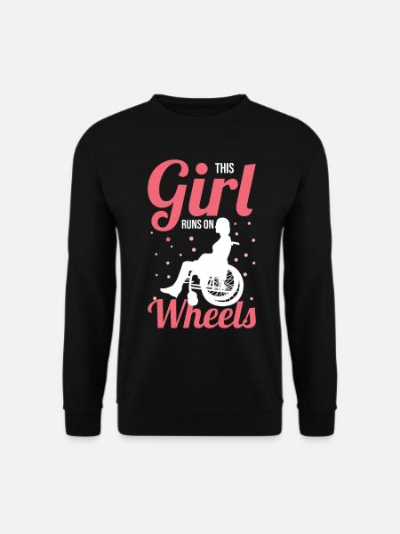 Querschnittsgelähmt Handicap Querschnittslähmung D - Unisex Pullover - Schwarz