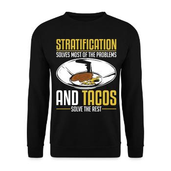 Drôles de panneurs d’or chercheurs d’or chercheurs d’or excavatrices - Sweat-shirt Unisexe - noir - Devant - Alina (178cm) & Michal (187cm)