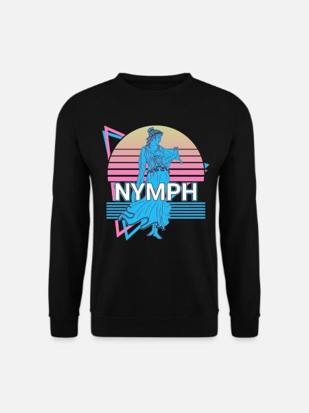 Nymphe Altgriechisch Griechische Mythologie Natur - Unisex Pullover - Schwarz
