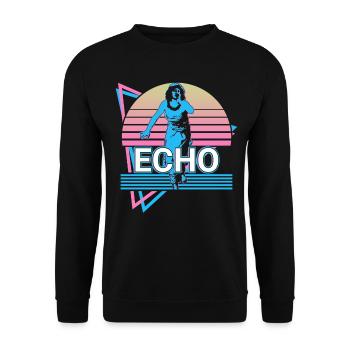 Echo Goddess Ancient Greek Greek Mythology - Unisex Sweatshirt - black - Front - Alina (178cm) & Michal (187cm)