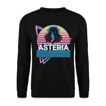 Asteria Goddess Ancient Greek Greek myth - Unisex Sweatshirt - black - Front - Alina (178cm) & Michal (187cm)