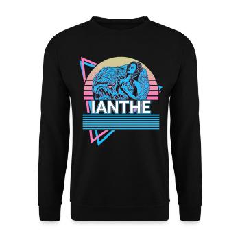 Ianthe Goddess Ancient Greek Greek mythology - Unisex Sweatshirt - black - Front - Alina (178cm) & Michal (187cm)