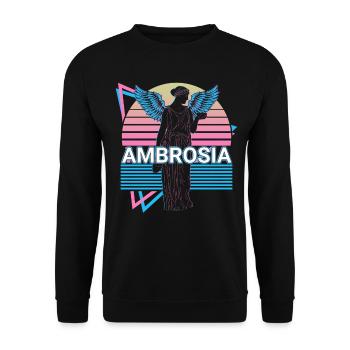 Ambrosia Göttin Altgriechisch Griechische Mytholog - Unisex Pullover - Schwarz - Vorne - Alina (178cm) & Michal (187cm)