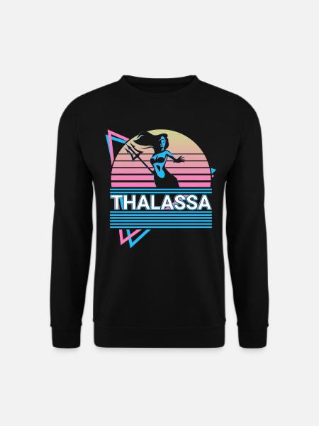 Thalassa Göttin Altgriechisch Griechische Mytholog - Unisex Pullover - Schwarz