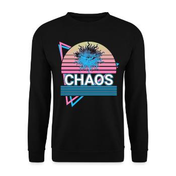 Chaos Griechischer Gott Antike Griechische Mytholo - Unisex Pullover - Schwarz - Vorne - Alina (178cm) & Michal (187cm)