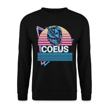 Coeus Greek god Ancient Greek mythology - Unisex Sweatshirt - black - Front - Alina (178cm) & Michal (187cm)