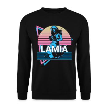 Lamia créatures mythiques Mythologie grecque antique Ret - Sweat-shirt Unisexe - noir - Devant - Alina (178cm) & Michal (187cm)