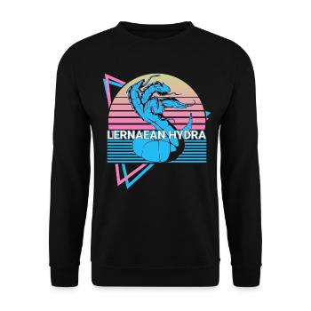 Lernaean Hydra Mythical Creature Greek Myth - Unisex Sweatshirt - black - Front - Alina (178cm) & Michal (187cm)