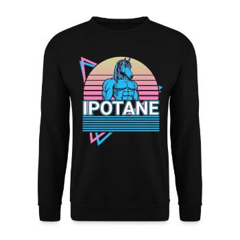 Ipotane Centaure créatures mythiques mythologie grecque - Sweat-shirt Unisexe - noir - Devant - Alina (178cm) & Michal (187cm)