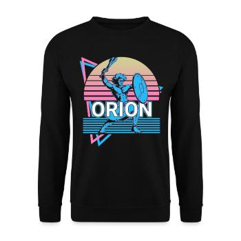Chasseur de géants d’Orion Mythologie grecque antique Re - Sweat-shirt Unisexe - noir - Devant - Alina (178cm) & Michal (187cm)