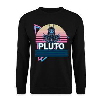 Pluto god of the underworld Ancient Roman mythology - Unisex Sweatshirt - black - Front - Alina (178cm) & Michal (187cm)