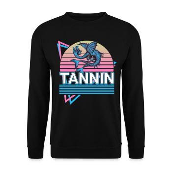 Tanin Tunnanu Créatures mythiques Mythologie juive Retr - Sweat-shirt Unisexe - noir - Devant - Alina (178cm) & Michal (187cm)