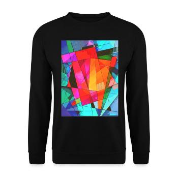 Avant Garde Aesthetic - Unisex Pullover - Schwarz - Vorne - Alina (178cm) & Michal (187cm)
