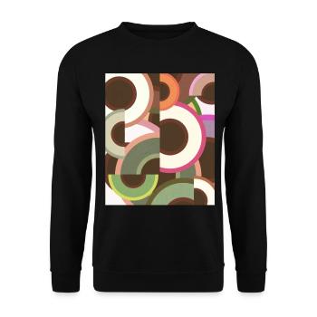 Avant Garde Aesthetic Weirdcore - Unisex Pullover - Schwarz - Vorne - Alina (178cm) & Michal (187cm)