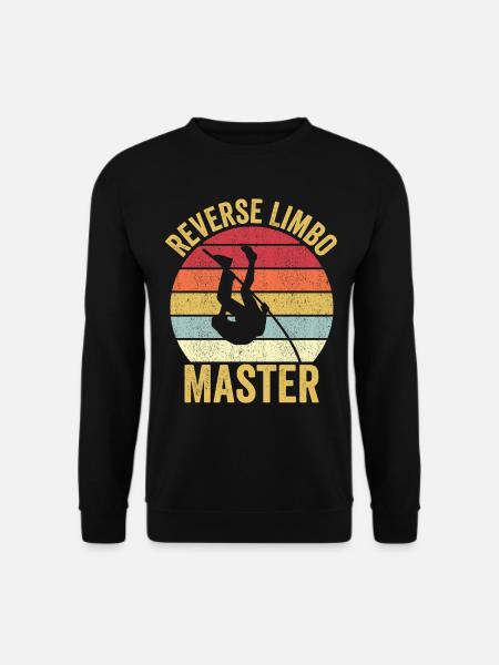Lustiger Stabhochsprung Stabhochsprung - Unisex Pullover - Schwarz