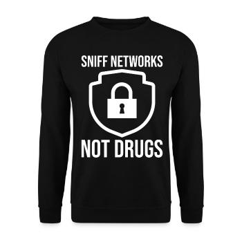 Cybersecurity Computer Security Cybersecurity - Unisex Sweatshirt - black - Front - Alina (178cm) & Michal (187cm)