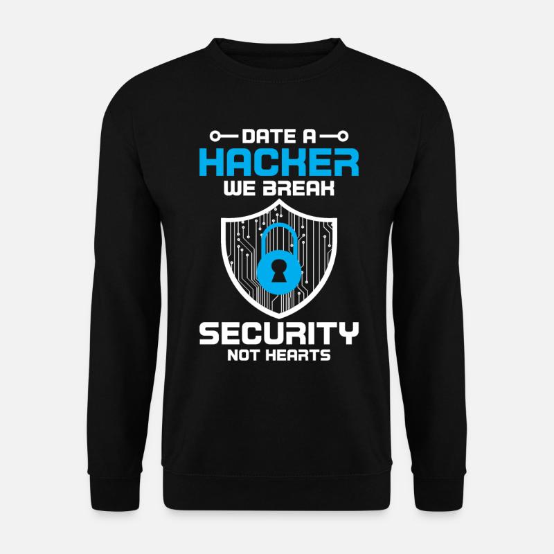 Cybersécurité Sécurité informatique Cybersécurité - Sweat-shirt Unisexe - noir