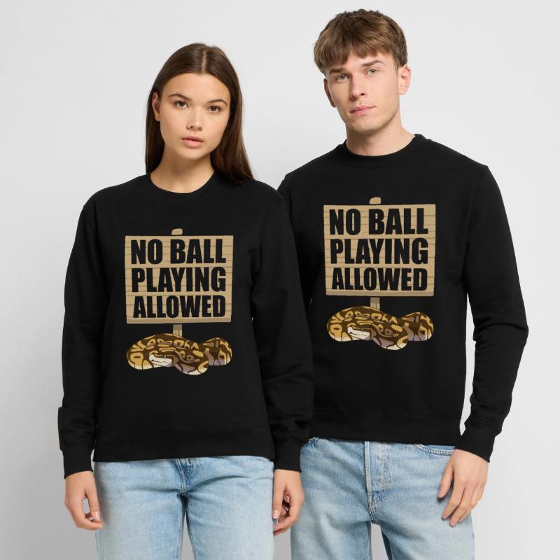 Lustige Kugelpython Schlange Unisex Pullover