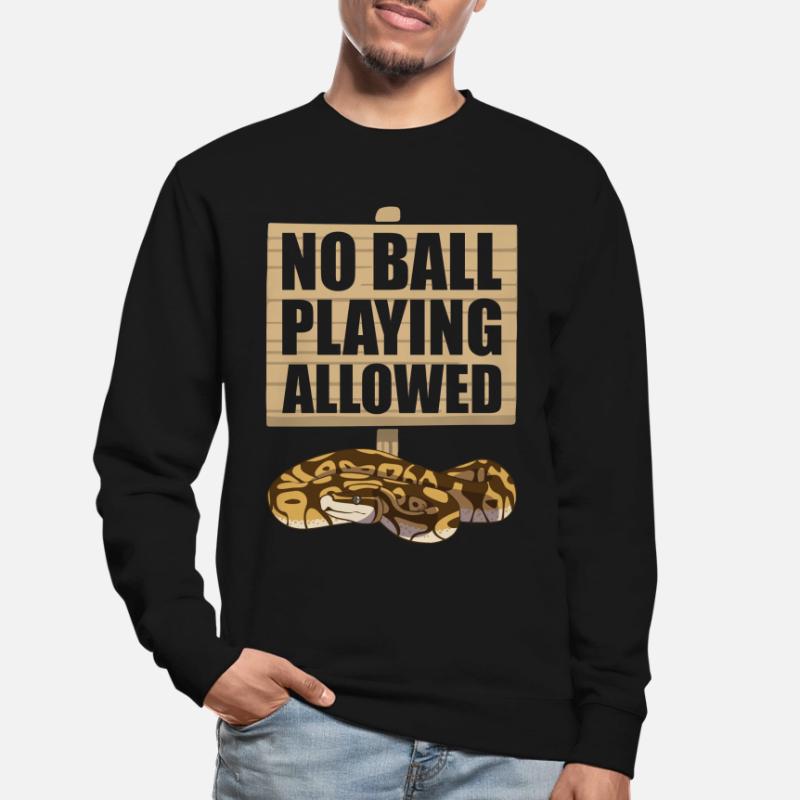 Lustige Kugelpython Schlange Unisex Pullover