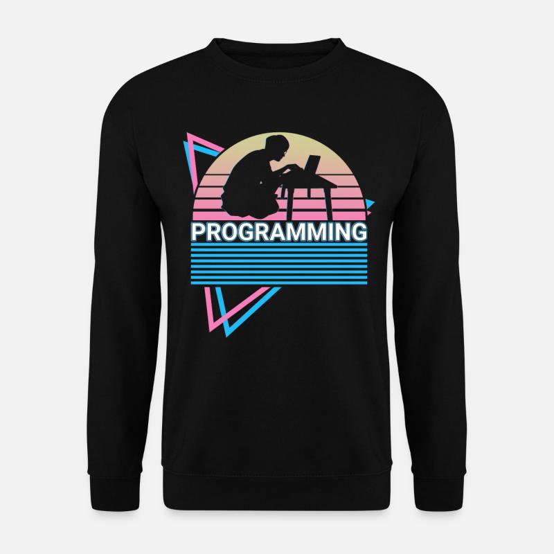 Programmierung Programmierer Retro - Unisex Pullover - Schwarz