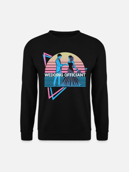 Wedding Officer Rétro - Sweat-shirt Unisexe - noir