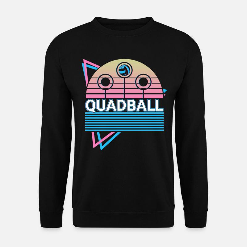 Quadball Player Retro - Unisex Sweatshirt - black