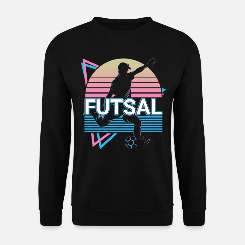 Futsal player retro - Unisex Sweatshirt - black