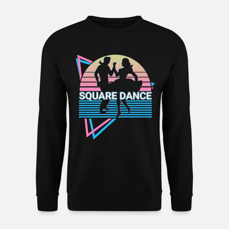 Square Dance Square Dancing Retro - Unisex Sweatshirt - black
