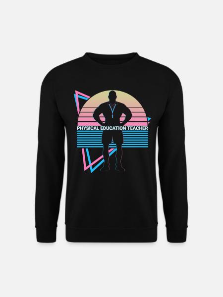Sportlehrerin Sportlehrer Retro - Unisex Pullover - Schwarz