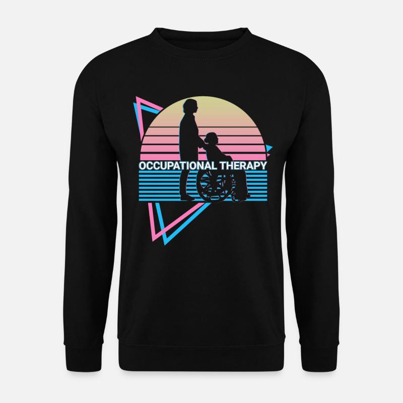 Beschäftigungstherapie Retro - Unisex Pullover - Schwarz