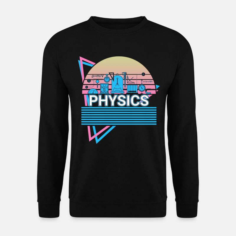 Physik Retro Wissenschaft - Unisex Pullover - Schwarz
