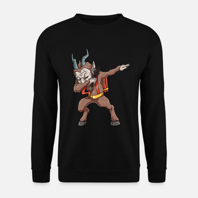 Krampus Knecht Ruprecht Perchten Nikolaus - Unisex Pullover - Schwarz