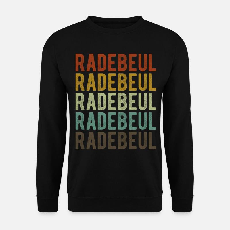 Radebeul Stadt Retro Vintage - Unisex Pullover - Schwarz