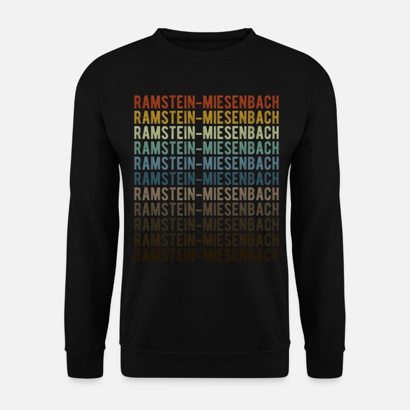 Ramstein-Miesenbach Stadt Retro Vintage - Unisex Pullover - Schwarz