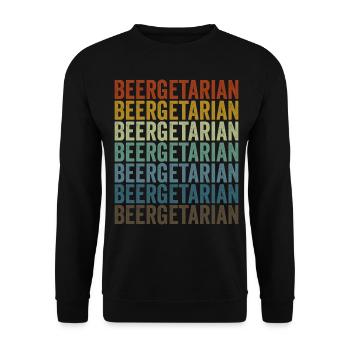 Beer Getarians Craft Beer Lovers Beer Breweries - Unisex Sweatshirt - black - Front - Alina (178cm) & Michal (187cm)