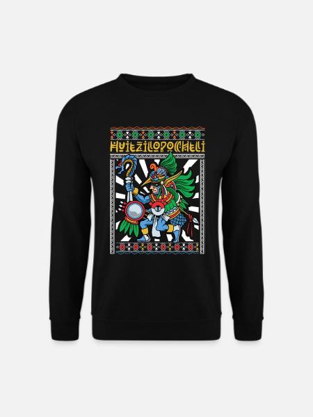 Aztec God of War - Huitzilopochtli - Unisex Sweatshirt - black