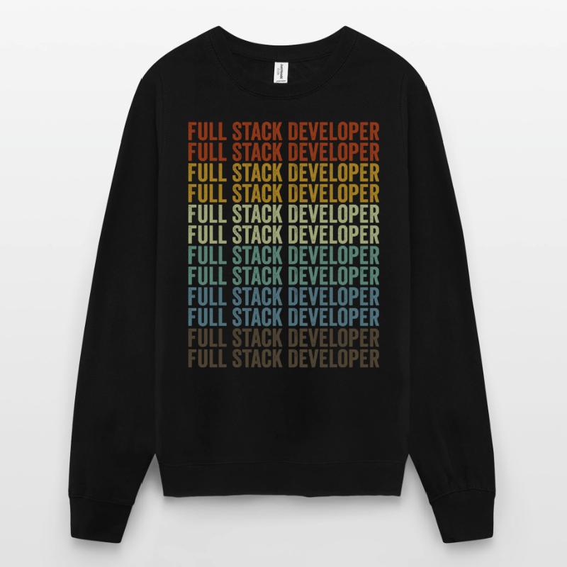 Full Stack Developer Coding Programmer Full St Unisex Sweatshirt