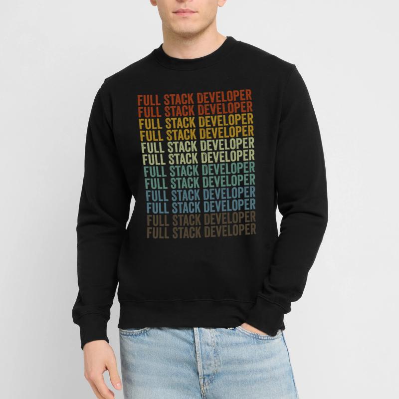 Full Stack Developer Coding Programmer Full St Unisex Sweatshirt
