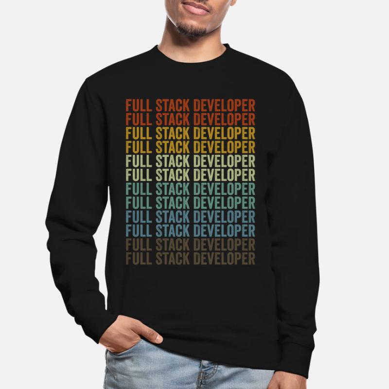 Full Stack Developer Coding Programmer Full St Unisex Sweatshirt