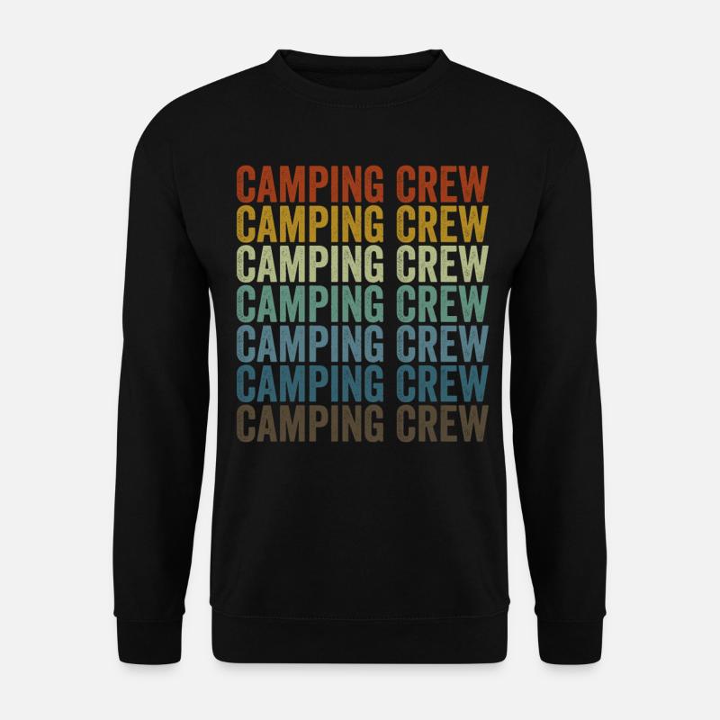 Camping-Crew Camping-Crew Camping-Compilation - Unisex Sweatshirt - black
