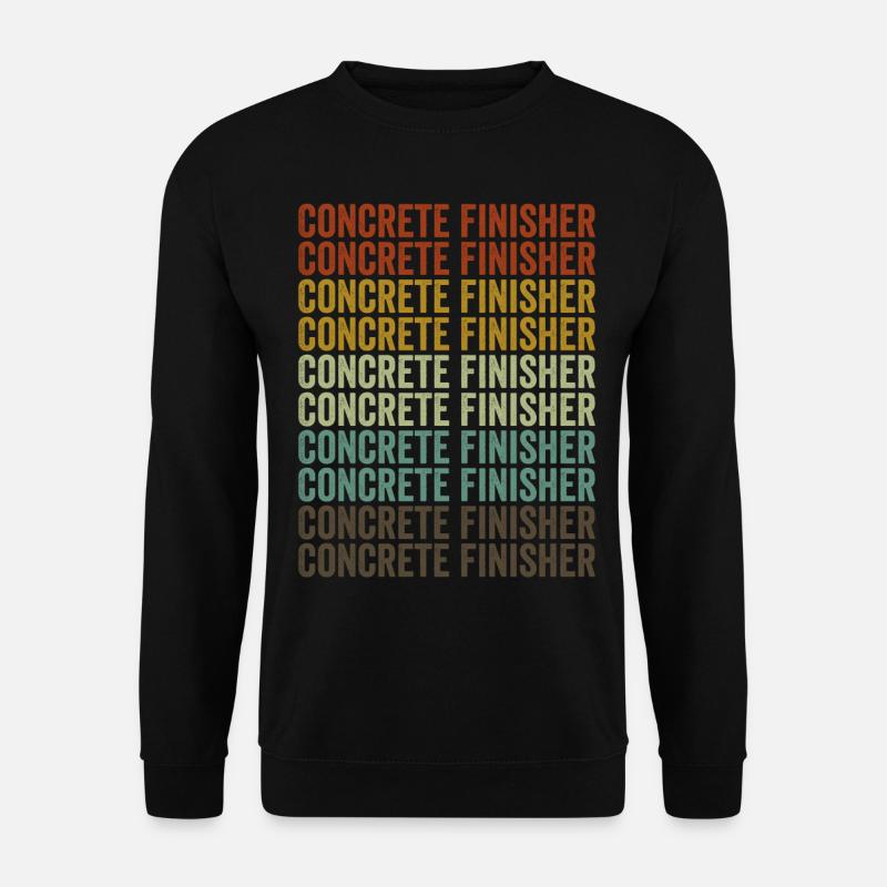 Concrete paver construction Concrete - Unisex Sweatshirt - black
