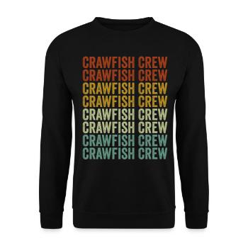 Krebse Crew Krebse kochen Krebse Liebhaber Cajun L - Unisex Pullover - Schwarz - Vorne - Alina (178cm) & Michal (187cm)